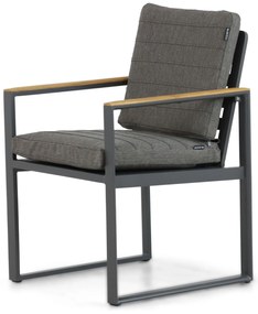 Tuinstoel Aluminium/Teak Grijs-antraciet Lifestyle Garden Furniture Faro