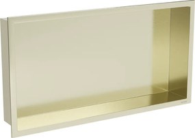 Mexen X-Wall-R nicheplank met flens 60 x 30 cm, goud geborsteld - 1950603010