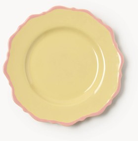 Dinerborden Crumble, 4 stuks GEEL