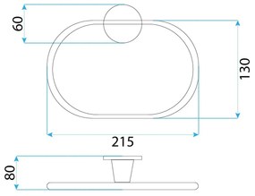 Badkamer haak RING 16101 Aristo Brushed Gold