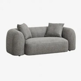 2-zits Bank In Chenille Coco Chenille Dik Granietgrijs - Sklum