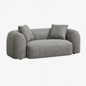 Coco 2-zits Chenille Bank Granietgrijs Dik Chenilledoek - Sklum