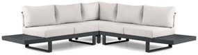 Hoek loungeset 5 personen Aluminium Grijs  Lifestyle Garden Furniture Lorenzo