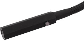 Goossens Verlichting Tbv Hoofdbord Light, Model f = black flex blokkig  (set van 2 stuks) led