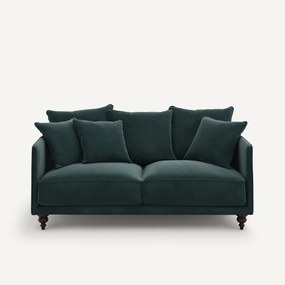 3-zits compacte fluwelen bank, Lazare