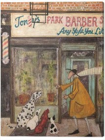 Print op canvas Sam Toft - The Barber Shop Quartet, (30 x 40 cm)