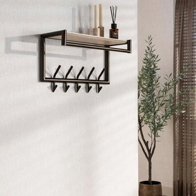 Kapstok Met Hoedenplank En 5 Haken