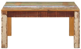 vidaXL Salontafel 80x80x40 cm massief gerecycled hout