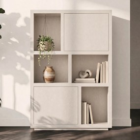 Moderne Kast Van Taupe Eiken - 120x42x170cm.