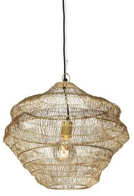 QAZQA Oosterse hanglamp goud 45 cm x 40 cm - VadiOosters E27 rond Binnenverlichting Lamp