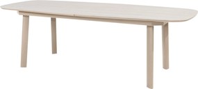 Manolo uitschuifbare dining tuintafel printed ceramic 230-290x100xH75 cm latte Taste 4SO