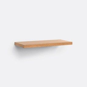 Wandplank in eikenhout, 60 cm, Biface