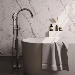 BRAUER Stripe Vrijstaande Badmengkraan - SET 02 - 3-standen handdouche - doucheslang - chroom 5-CE-338