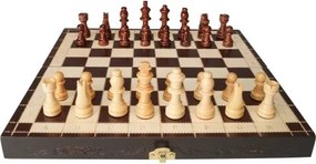 VEVOR Magnetisch Houten Schaakspel, 29 x 29 cm Schaakspel, Opvouwbaar Schaakbordspel met Schaakstukken, Opvouwbaar Schaakspel, Set voor Feestelijke Familie-activiteiten, Reisschaakspel, Kinderen