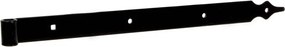 Plaatduimheng Rustica Zwart Gelakt 60cm - 16mm Duim