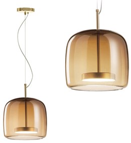 Hangende glazen plafondlamp Amber APP613-1CP