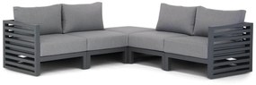 Hoek loungeset 4 personen Aluminium Grijs Santika Furniture Santika Jaya
