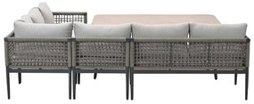 Garden Impressions Burela lounge dining set 5-delig rechts - taupe