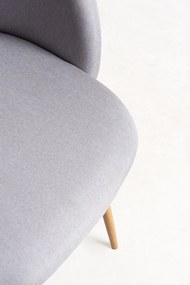 Set 4 Velt Stoffen Stoelen