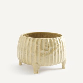 Plantenbak, glanzend keramiek, hoogte 12,5 cm, ZIRA