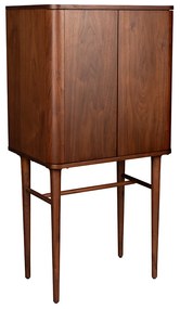 Dutchbone Morrison Vintage Kast Walnoot Op Hoge Poten - 62x45x125cm.