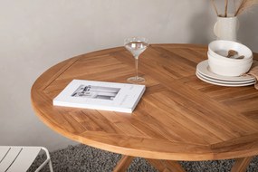 Garden Interiors tuintafel-woody-rond-4-personen-teak-120cm-the-outsider