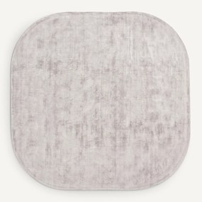 Vloerkleed Tencel™, vierkant, Mustha