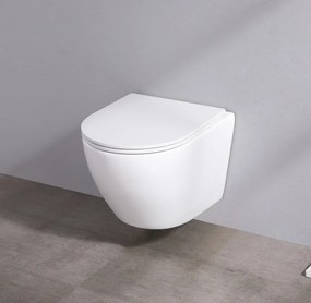 Saniclear Itsie mat witte toiletpot randloos met softclose zitting