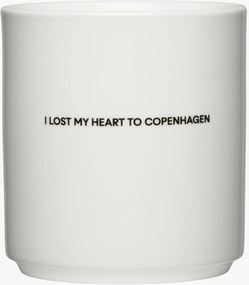 Kopje I Lost My Heart met opschrift