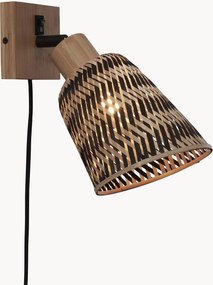 Wandlamp Java van bamboehout