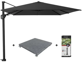 Platinum Challenger Premium T2 3.5x2.6 m - Jet Black met voet en hoes