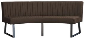 Eetkamerbank - Hengelo - geschikt voor ovale tafel 240 cm - stof Element antraciet 02