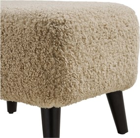 Lunaro Lounge Poef Teddy - Light Brown