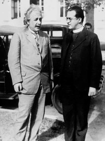 Foto Albert Einstein and Georges Lemaitre Abbot, 1933, Unknown photographer,