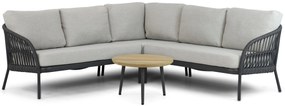 Hoek loungeset 5 personen Aluminium/rope Grijs  Coco Puerto/Montana
