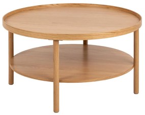 Ronde Salontafel Eiken - 80 X 80cm.