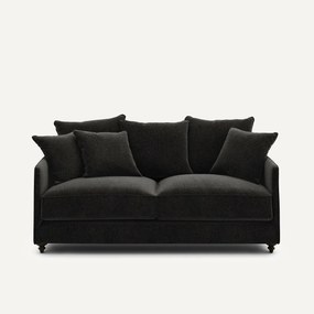 Compacte slaapbank, chenille fluweel, Lazare