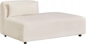 Rechter Divanmodule Voor Modulaire Bank Fogler Corduroy Linnen Beige - Sklum