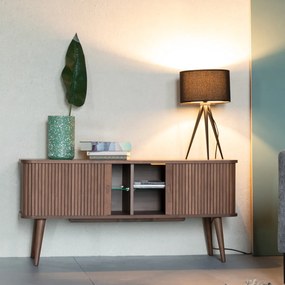 Walnoot Tv-dressoir - 120x40x57.5cm.