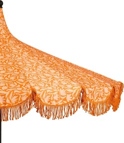 Edelman Kelly stokparasol oranje - Ø235 x 238 cm