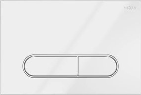 Mexen Fenix 11 spoelknop, glanzend wit - 601100