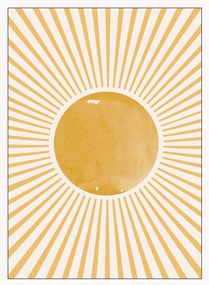 Ingelijste wanddecoratie Boho Sun