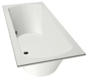 Xenz Lagoon Duobad - 170x75x53 - afvoer Midden - acryl - wit mat 6927-03