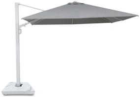 Zweefparasol 3x3m S2 Excellent (excl. voet) Grijs-antraciet Camello Luna
