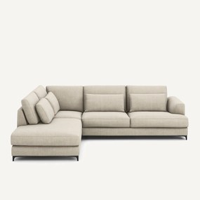 Omvormbare hoekbank links, katoen en linnen, Marsile