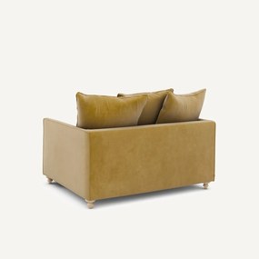 2-zits omvormbare zetel van fluweel, Lazare