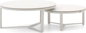 + 15% kassakorting | Loungetafel Bellagio | Rond | Tuintafel Sintered stone | Ø85cm | Kees Smit Tuinmeubelen