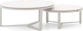 Loungetafel Bellagio  | Rond  | Tuintafel Sintered stone | Ø85cm | Kees Smit Tuinmeubelen