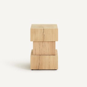 Massief eiken bijzettafel, MERLUX