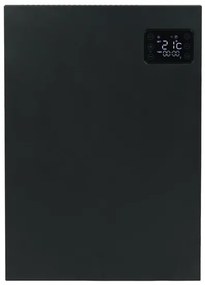 Eurom Alutherm Sani Convectorkachel - 40x56cm - 800watt - wifi - wand - Verticaal - mat zwart 361025